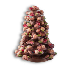 Sapin de noel chocolat au lait