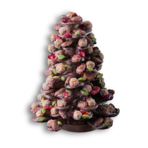 Sapin de noel chocolat noir